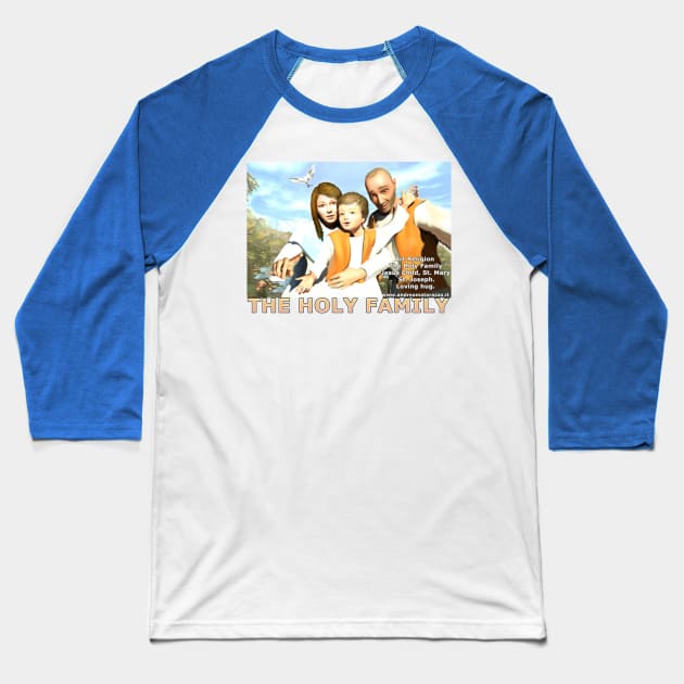 The Holy Family Baseball T-Shirt by Andrea Matarazzo